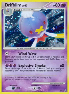 DP Black Star Promos Drifblim Pokémon card